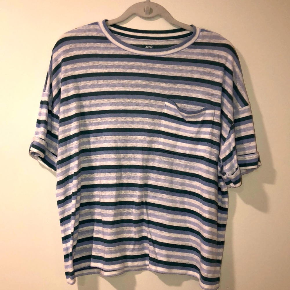 Striped pocket tee